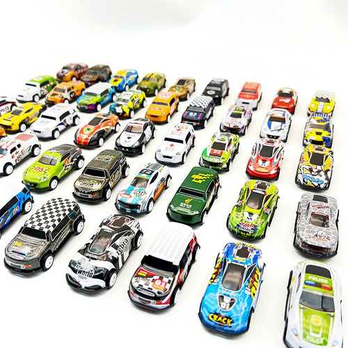 Kit De Carrinhos De Metal, Coleção De Miniaturas De Brinqued