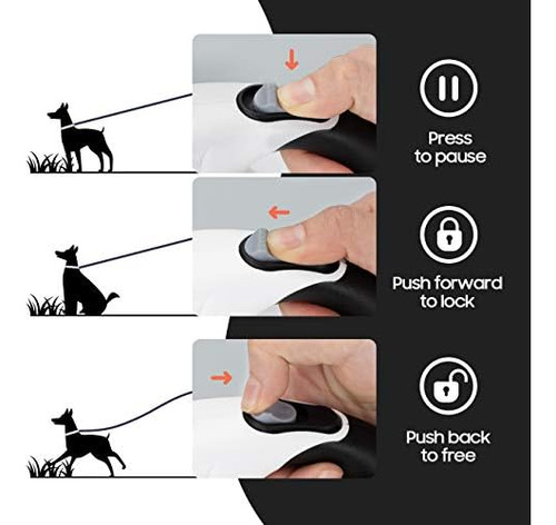 Correa Retráctil Para Perros & Polly Con Patrón De Taichi Ch