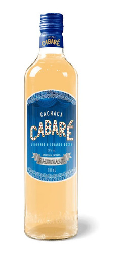 Imagem 2 de 2 de Cachaça Cabaré Amburana - 700ml