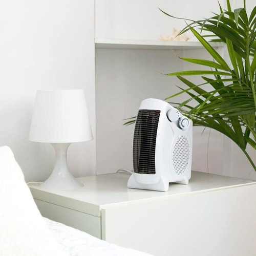 Caloventilador Futura 2 Posiciones Convector De Piso Color Blanco