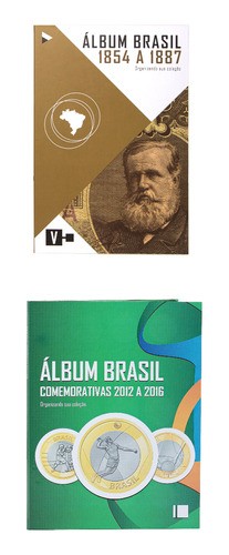 2 Álbuns Para Moedas Prata 1854 A 1887, Olimpíadas 2012-2016