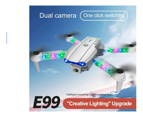 Mini Dron Profesional E99 Max, Con Luces Led