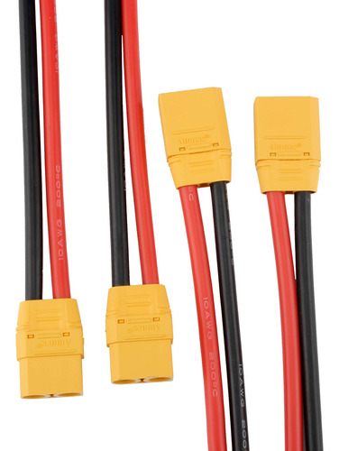 Amass 2 Pares 10awg Xt90 Pigtails Xt90 Conector Con Alambre 