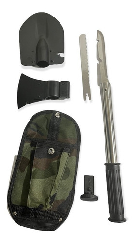 Imagen 4 de 5 de Pala De Camping Hacha, Sierra Y Cuchillo De Supervivencia