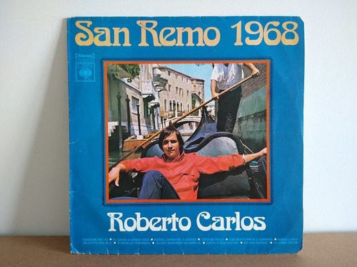 Roberto Carlos-cbs-san Remo 1968-edição-1975-lp Vinil