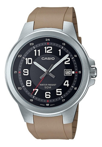 Reloj Casio Military Cuarzo Análogo Resina/acero Hombre Color de la correa Caqui/Negro