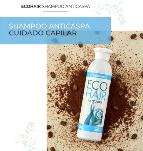 Imagen 3 de 10 de Eco Hair Shampoo Anti Caspa X 200 Ml