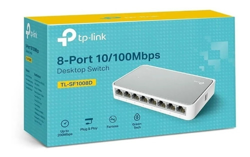 Switch 8 Puertos Tp-link 10/100 Mbps Tl-sf1008d