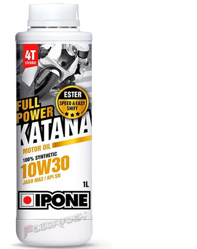 Lubricante Aceite Sintetico Katana Full Power 4t 10w30 Ipone