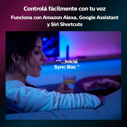 Imagen 8 de 10 de Philips Hue Play Hdmi Sync Box Sincroniza Smart Tv 4k