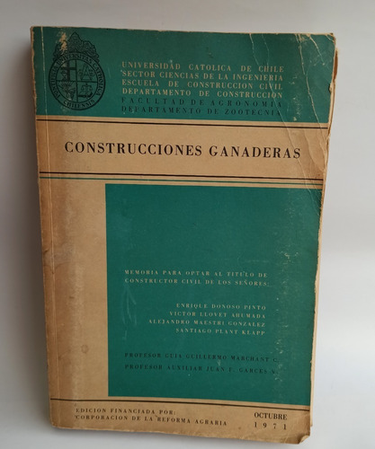 Libro Memoria Tesis Construcciones Ganaderas - Planos