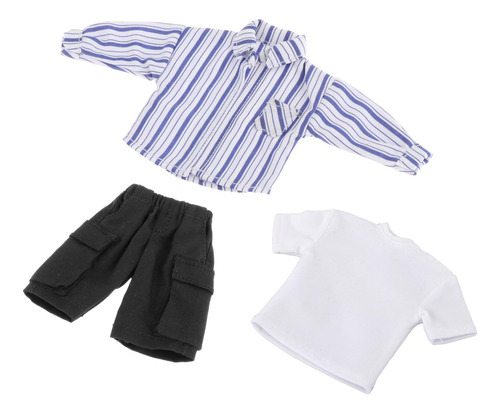 Conjunto De Camisa, Camiseta Y Pantalones 1/12, Vestimenta L