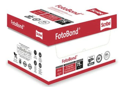 Caja De 5000 Hojas Fotobond Tamaño Carta