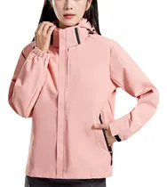 Comprar Chamarras Mujer Impermeable Transpirable Gorro Removible