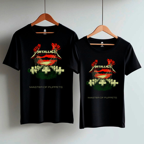 Remera Metallica Master Of Puppets Metal Rock 100% Algodón