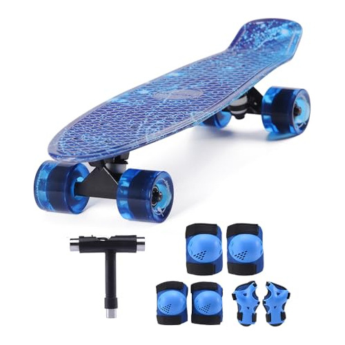 Kids Skateboard Sets For Beginners With Protective Gear And