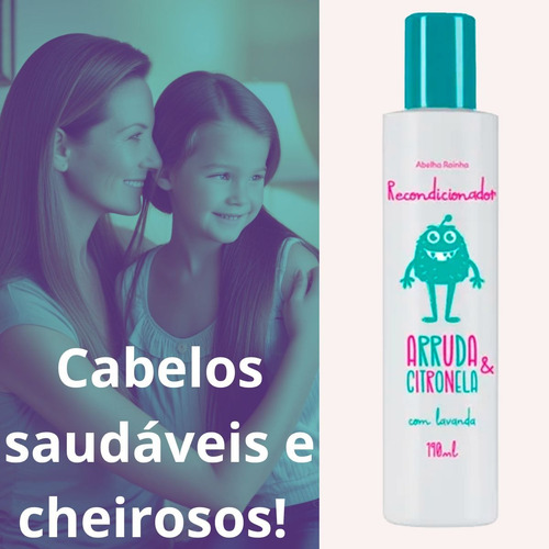 Kit Xô Piolho Shampoo, Recondicionador E Spray + Top Brinde