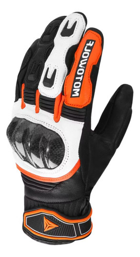 Guantes Motowolf MDL0335 Talla XL Naranja/Negro