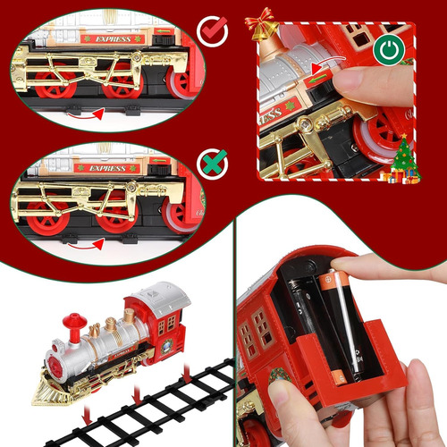 Juego De Tren Juego De Tren Para Árbol De Navidad, Juguete