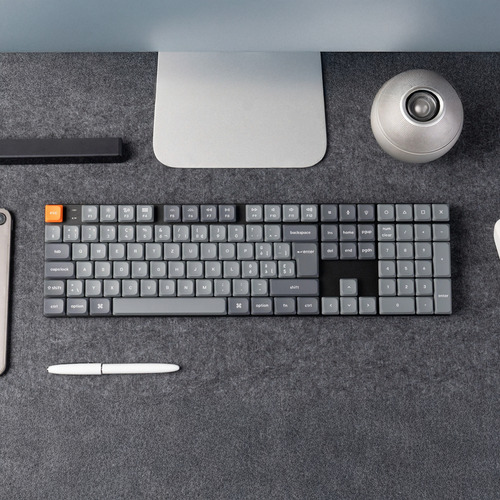 Teclado Mecanico Low Profile Keychron K5 Max 104 K Sw/brown Teclado Negro Idioma Inglés Us