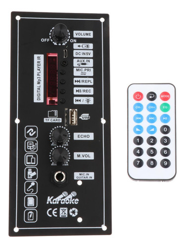 Placa Amplificadora De Mp3 Bluetooth Accs De Música Para