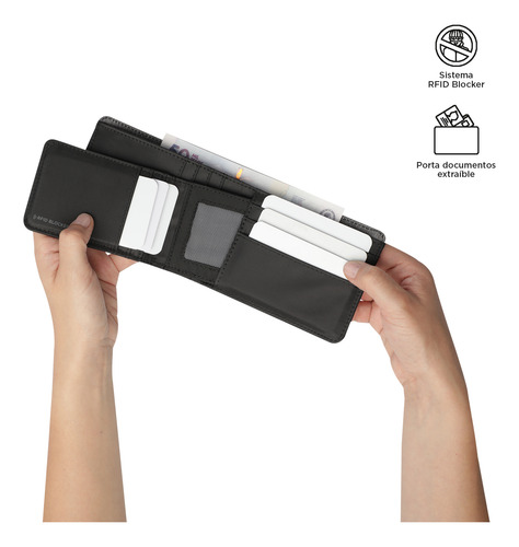 Billetera Y Tarjetero Hombre Gobi Rfid Blocker Totto