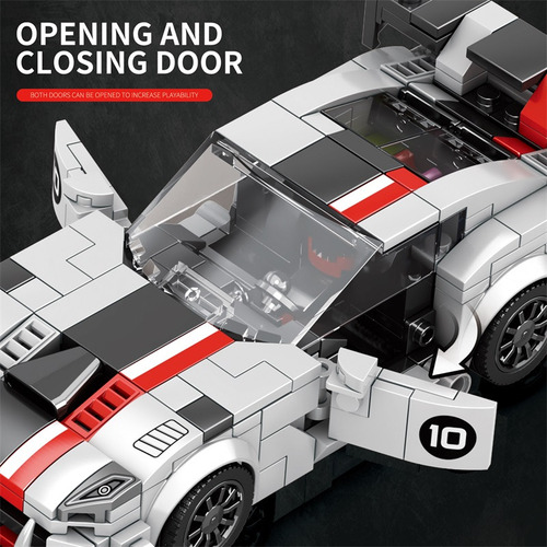 A Bloques De Construcción City Racing Car, Modelo Champion