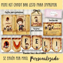 Comprar Candy Bar Mini Kit Imprimible Harry Potter Mod.1 Cumpleaños