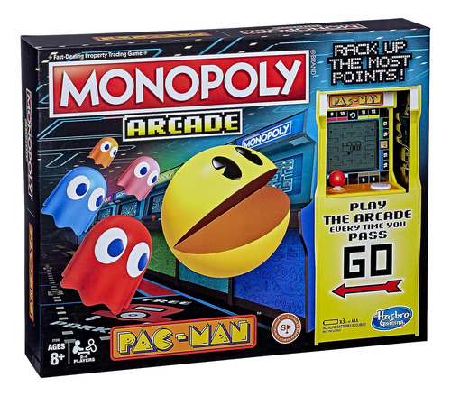 Monopoly Arcade Pac-man Juego De Mesa Para Niños A Partir De