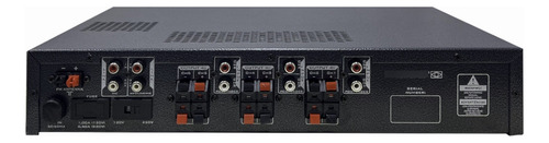Amplificador Oneal Multiuso Om 6006 - 6 Setores 210w Rms 4 O Cor Preto Potência de saída RMS 210 W