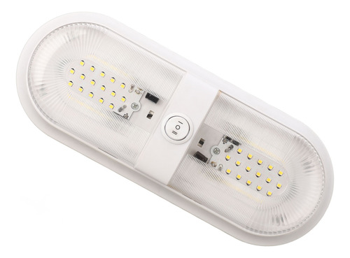 Lámpara De Techo Led Rv De Doble Cúpula De 560 Lm Para