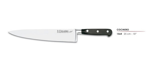 Cuchillo Cocinero 25 Cm Forjado Forge 3 Claveles (1564)