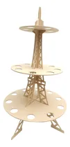Comprar Base Para Cupcakes 3 Pisos Muffins Panques Mdf Porta Conos