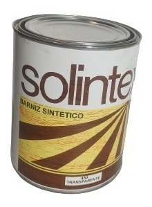 Barniz Sintetico Transparente Solintex 1/4 Galón Secado Rapi