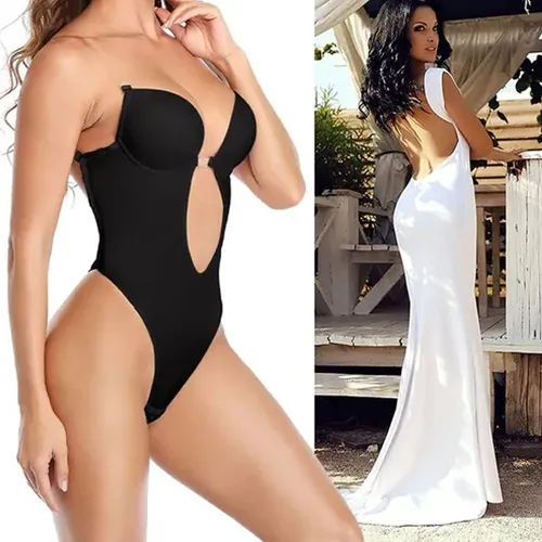 Dr. Rey Shapewear Deep Plunge Bodysuit