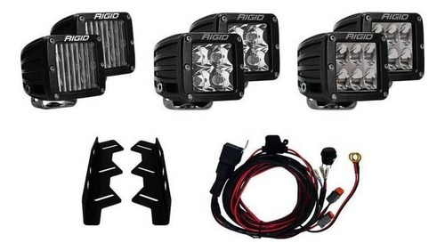 Rigid Industries #41610 Kit Faros Auxiliares Para Rapto