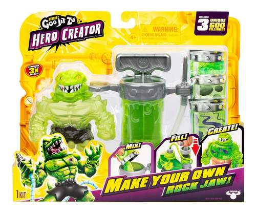 Criador De Heróis Com Boneco Elástico Rock Jaw 4405 Sunny