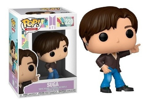 Funko Pop Bts Dynamite K Pop Bagtan Boys Coleccion Original Color Suga #220 / Agust D / Dynamite