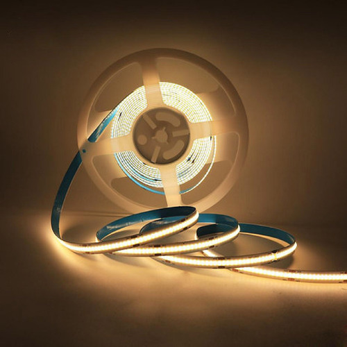 Fita Led 12v Cob 2700k Rolo 50 Metros 10w Sala Ambiente