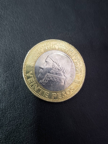 Moneda Conmemorativa 20 Pesos José  María Morelos Y Pavón 