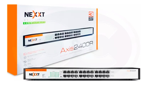 Switch Nexxt Asbrm244u1 De 24 Puertos Gigabit Rack Nuevo