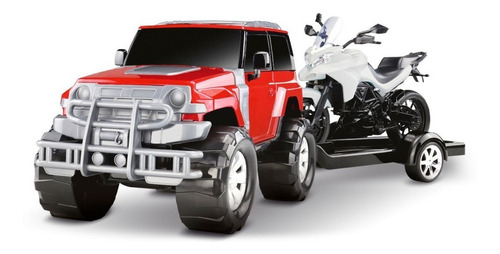 Carrinho Jipe Infantil - Render Force - Jeep + Moto - Roma 