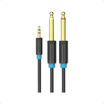 Comprar Cable Separador En Y Plug 3,5mm A 2 Plug 6,3mm 3mts Vention 