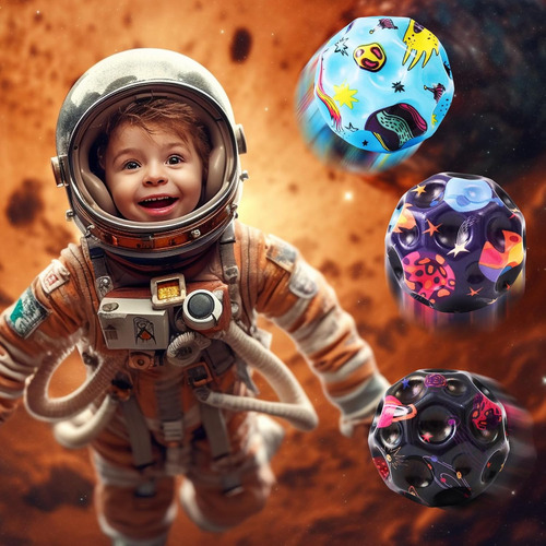Paquete De 6 Bolas De Salto Astro, Bolas Espaciales Multicol