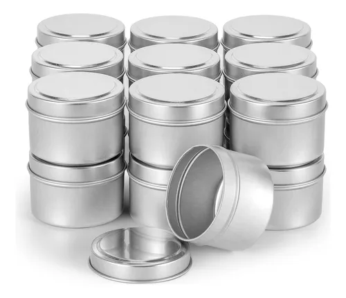 Botinxis Paquete De 24 Latas De Velas Plateadas De 4 Onzas,.