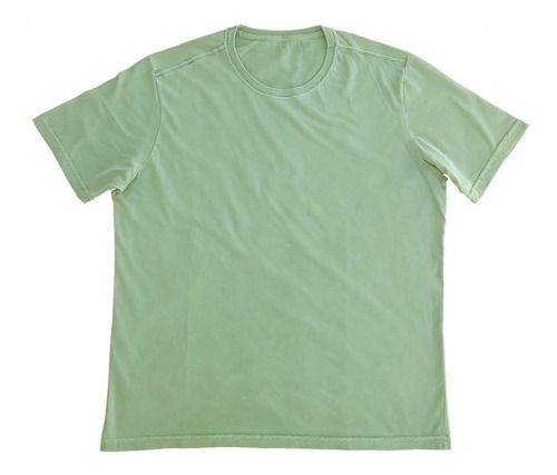 Imagem 5 de 10 de Camiseta Estonada Lisa Kit De 20 Peças