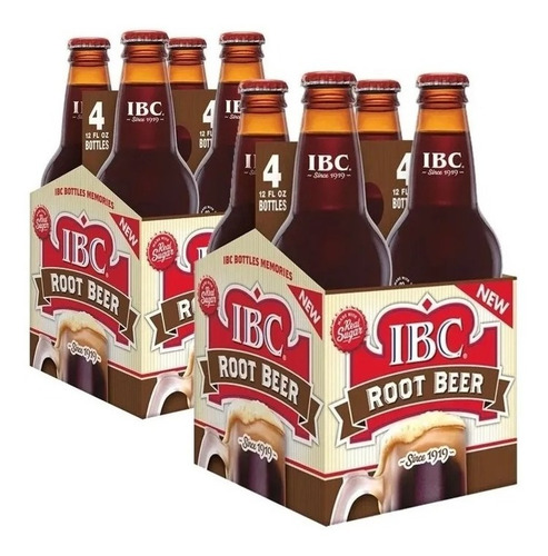 Root Beer Ibc Cerveza De Raíz Sabor Original Importado 8 Bot