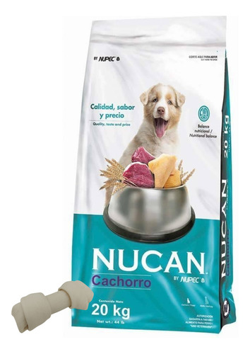Croquetas Para Perro Nucan Cachorro 20 Kg + Regalo