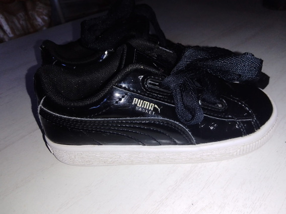 Zapatilla Puma Basket Patent Mujer Negra | islamiyyat.com