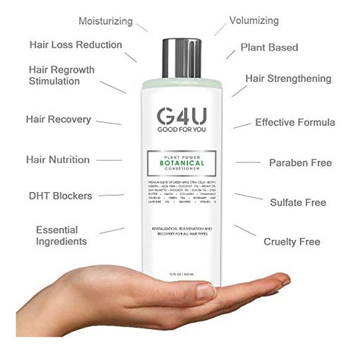 Conjunto De Shampoo E Condicionador De Cabelo G4u Para Mulhe